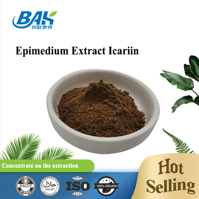 CAS 489-32-7 Natuurlijk 98% Epimediumpoeder Icariïne Bulkpoeder