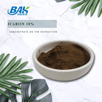 Natuurlijke 10% Icariin Epimedium Extract poeder lichtgeel poeder
