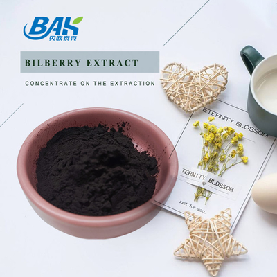 Hoge zuiverheidsgraden Beberry Anthocyanin Extract Supplement Anti Aging Vaccinium Myrtillus Poeder