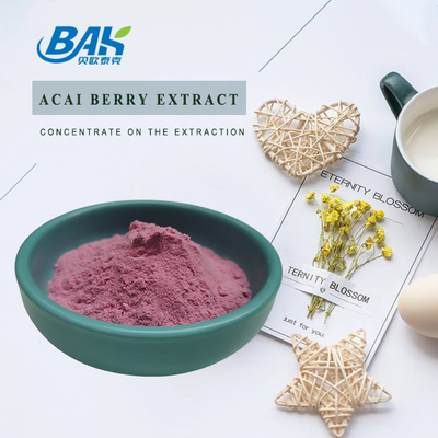 Anti-oxidant Anthocyanine Extract Supplement Acai Berry Extract Poeder 5% - 25%