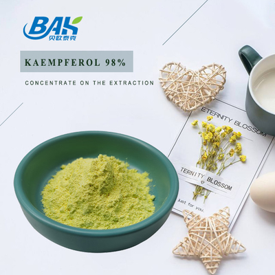 BAK Hoge kwaliteit Cas 520-18-3 Immuunversterkende supplementen Kaempferol poeder 50% 90% 98%