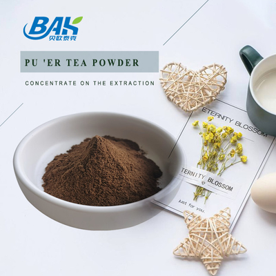 Bulk Wholesale Wateroplosbaar Pu Er Theepulver BAK Instant Tea Powder