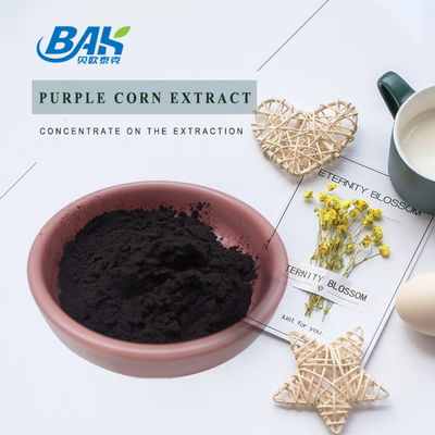 BAK Factory Groothandel Anthocyanine 35% Zea Mays Purple Corn Extract Dark Purple Powder
