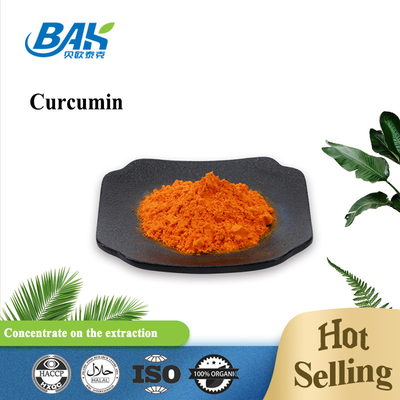 95% Curcumin het Pigment Cas 458-37-7 C21H20O6 van het Poedervoedsel