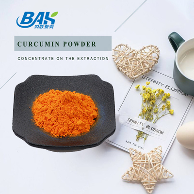95% Curcumin het Pigment Cas 458-37-7 C21H20O6 van het Poedervoedsel