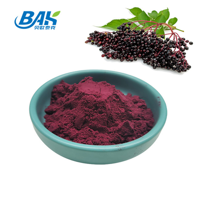 5% Anthocyanine Extract Supplement Paars Rood Elderberry Extract Poeder