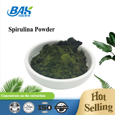 100% het organische Spirulina-Donkergroene Poeder van het Capsulevoedselsupplement