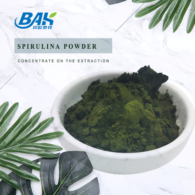 100% het organische Spirulina-Donkergroene Poeder van het Capsulevoedselsupplement