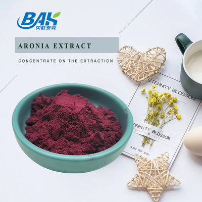 BAK Aronia Extract 25% Anthocyanine Extract Supplement Paars Rood Poeder