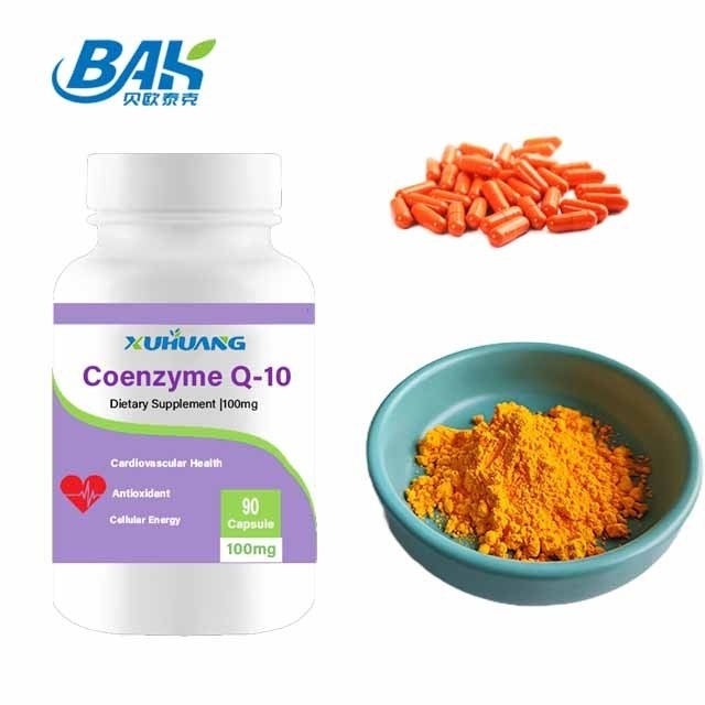 100 mg co-enzym Q10 poeder voor een aangepaste fles met een houdbaarheid van 36 maanden