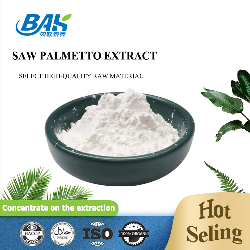 Fabriekslevering Saw Palmetto-extract 25% 35% 45% vetzuren Serenoa Repens wit poeder