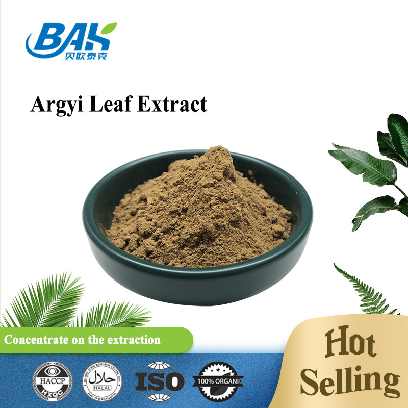 BAK High Quality Pass 80 Mesh Artemisia Argyi Leaf Extract Donkerbruin Poeder Anti Cruor