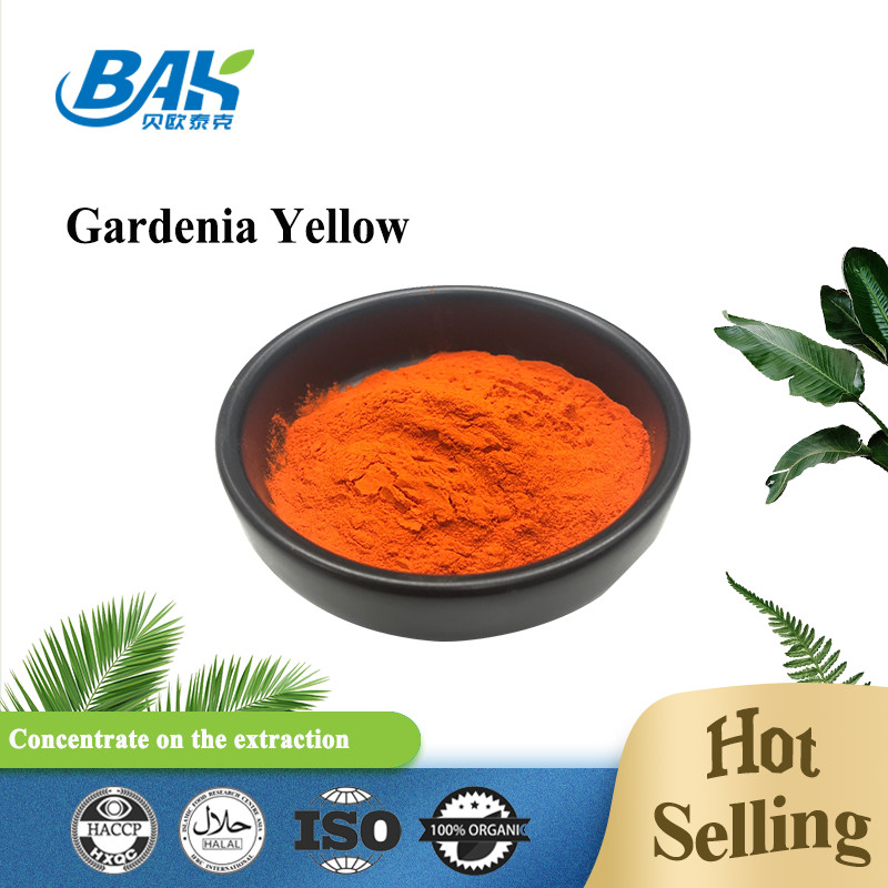 Gardenia Yellow Poeder Voedsel kleurstof Natuurlijke levensmiddelenadditieven 94238-00-3