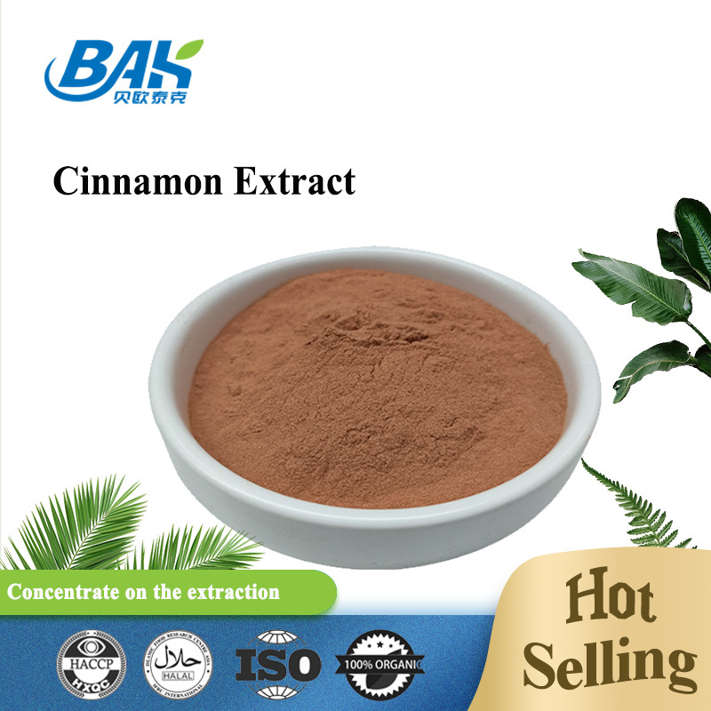 BAK Hoogwaardig Cinnamomum Cassia Presl Cinnamonextract Bruin Rood Poeder 100% Pass 80 Mesh